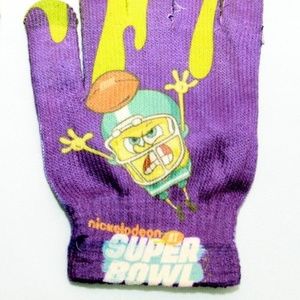 Nickelodeon Spongebob Knit Kids Gloves SUPERBOWL
